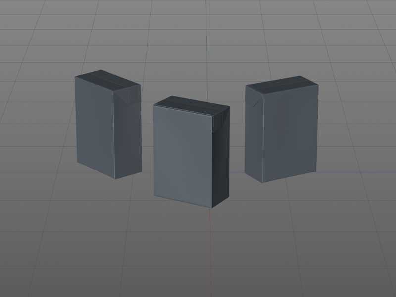 Tetra Pack Recart 440ml Premium carton packaging 3D model pak