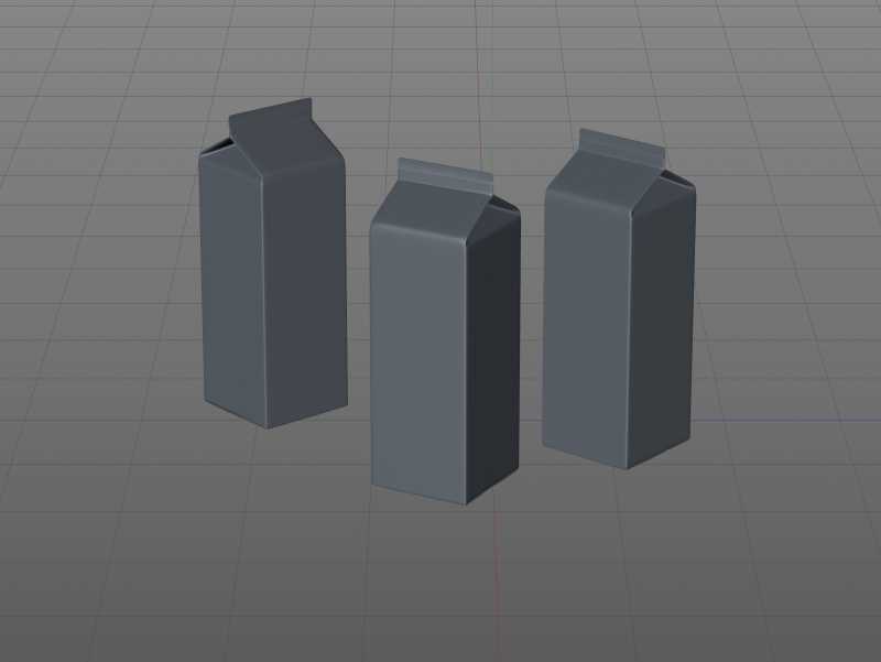 Tetra Pack REX Mid 2000ml Professional carton packaging 3D model pak