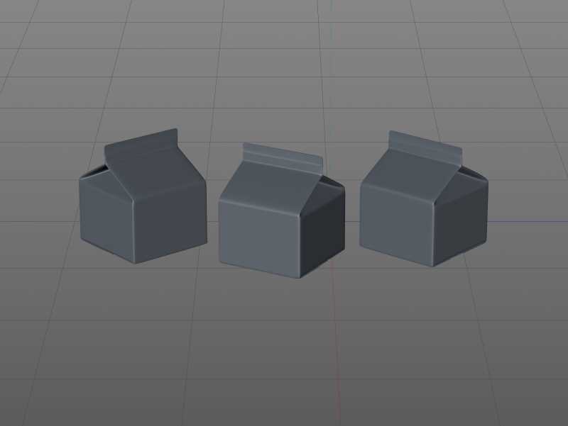 Tetra REX 250ml Professional carton packaging 3D model pak