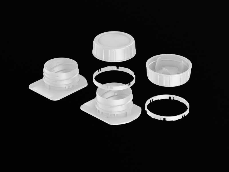 Tetra Pack Brick Slim 1500ml with HeliCap 23 Premium package 3D model pak