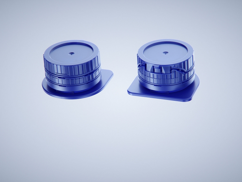 Premium packaging 3d model of Tetra Pak Gemina Crystal 1000ml with tethered cap HeliCap 26 Pro