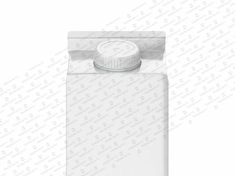 Photoshop Mockup of Tetra Pack Rex 1000ml with TwistCap Front View