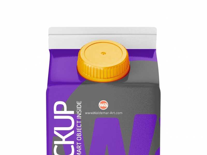 Package Mock-up of Tetra Pack Rex 500ml with TwistCap Front View