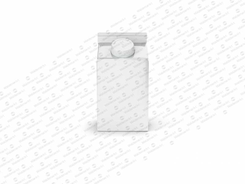 Package Mock-up of Tetra Pack Rex 500ml with TwistCap Front View