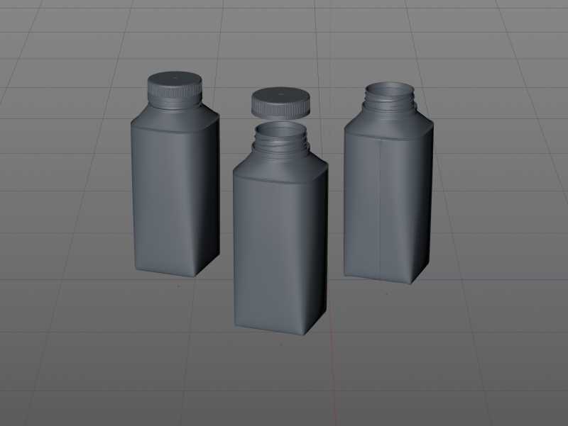 Packaging 3D model pak of Tetra Pack Top Midi 330ml with Eifel-O38