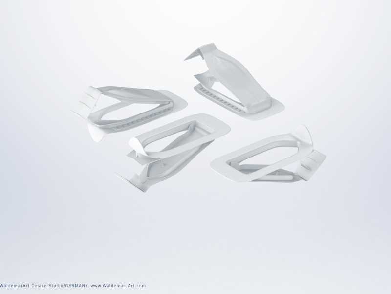 Tetra Pack Brick Aseptic Mid 1000ml packaging 3D model pak with FlexiCap