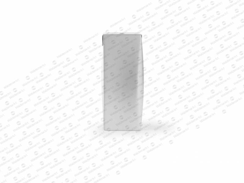 Tetra Pack Brick Slim Leaf 200ml Front View Photoshop Mockup