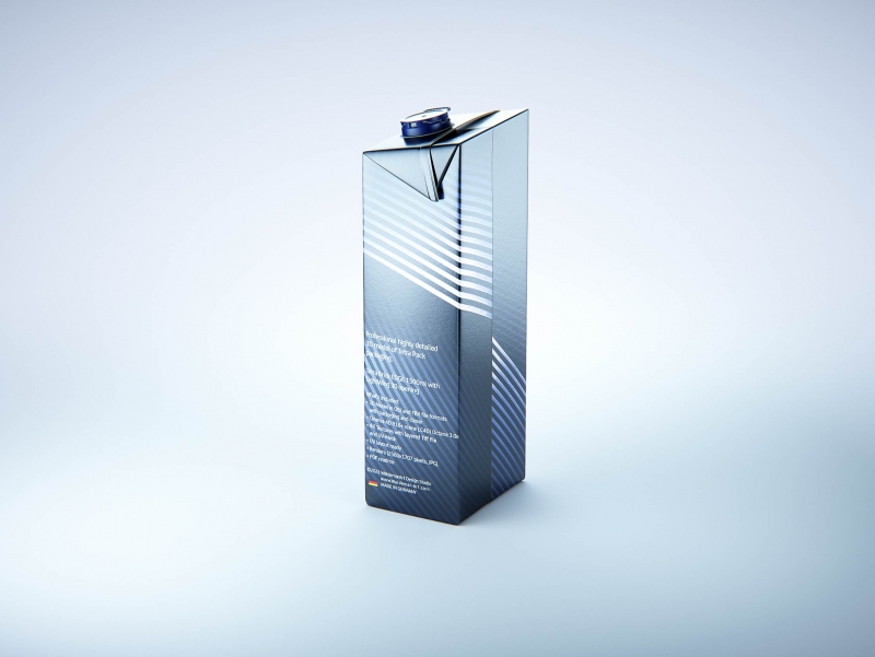 Tetra Pak Brik Edge 1500ml with LightWing 30 premium carton packaging 3D model