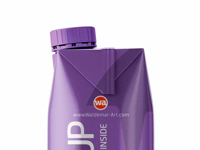 Photoshop Mockup of Cartron packaging of Tetra Pack Prisma 500ml Side View