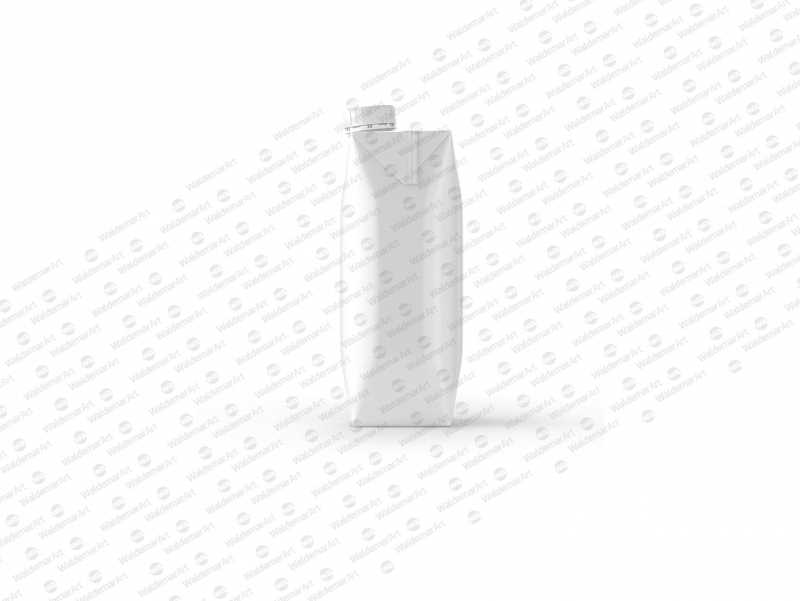 Photoshop Mockup of Cartron packaging of Tetra Pack Prisma 500ml Side View