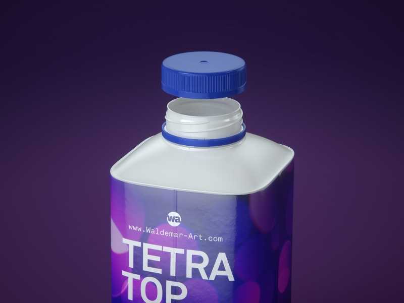 Premium 3d model pak of the Tetra Pack Top Base 500ml with Eifel O38 closer