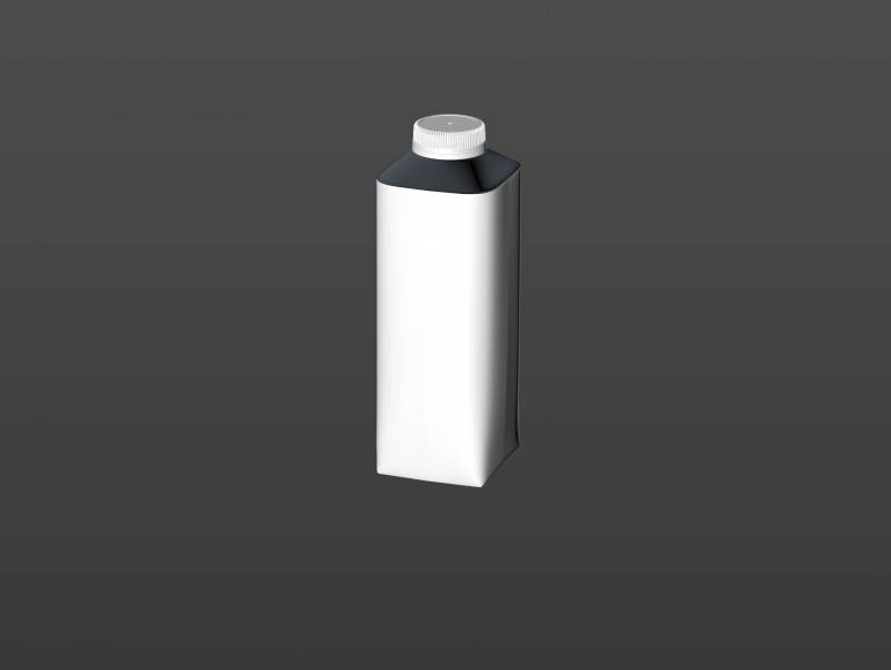 Packaging 3D model pak of Tetra Pack Top Base 750ml with tethered cap C38 Pro