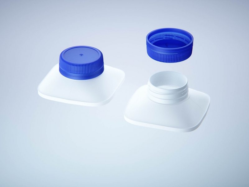 Tetra Top Base 500ml with tethered cap C38Pro premium carton packaging 3d model