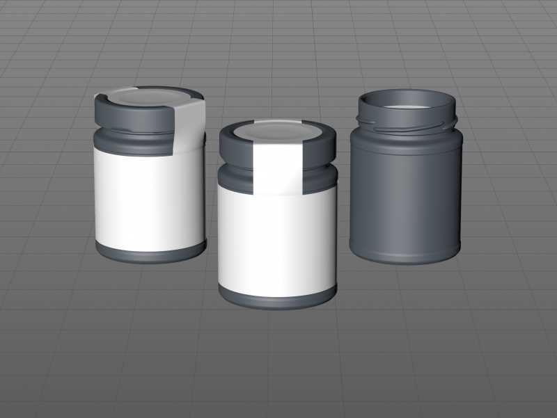 Yorkshire Honey Glass Jar 270g packaging 3d model