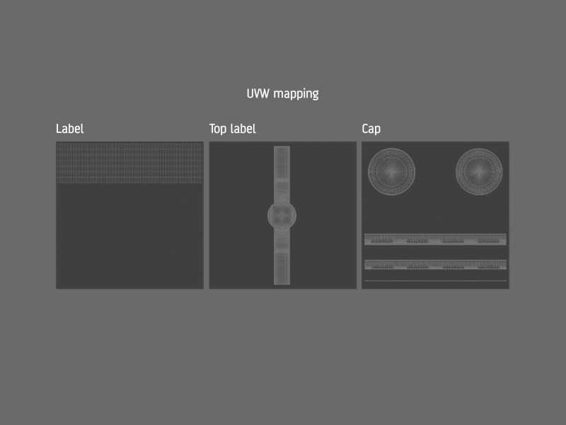 Yorkshire Honey Glass Jar 270g packaging 3d model
