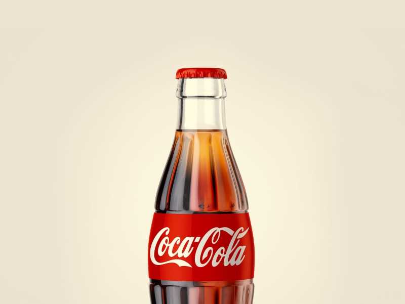 Free 3D Model of Coca-Cola bottle