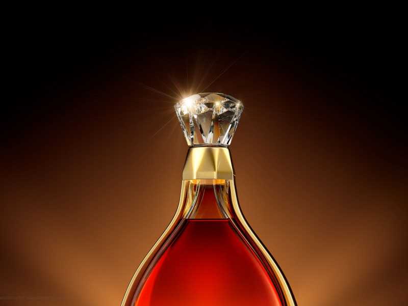 L&#039;essence de Courvoisier - packaging 3D model and scene
