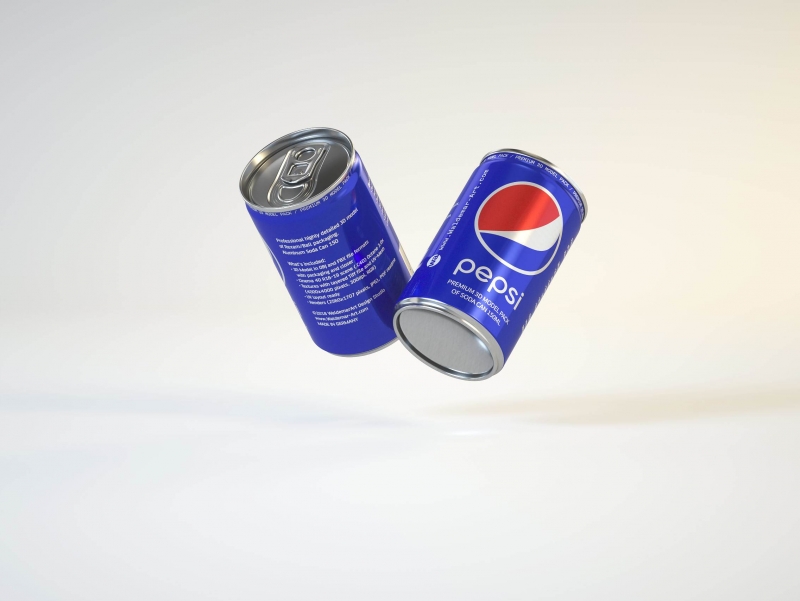 Ball/Rexam Soda Metal Can 150ml Premium 3D model pack