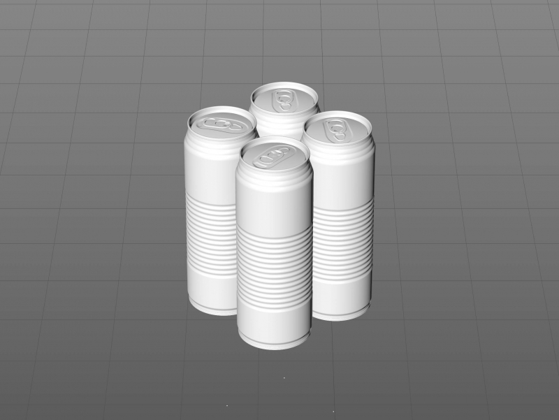 Juice Metal  Can 520ml Premium packaging 3D model pack