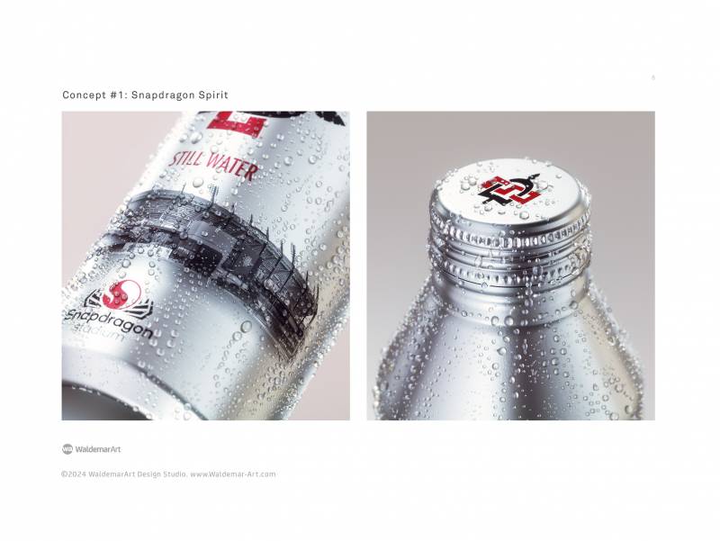 San Diego State University Athletics - Still Water Label Design