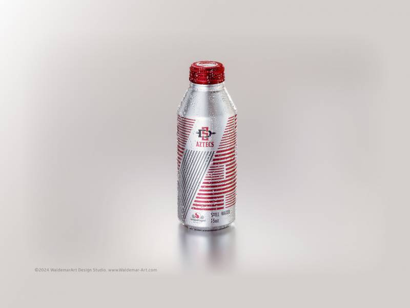 San Diego State University Athletics - Still Water Label Design