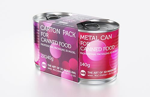 Premium 3D model of a 1kg/900g plastic bag of pet food packaging