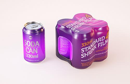 Plastic Bucket 1000g/1Kg premium packaging 3D model