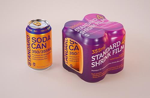 Acacia Honey Glass Jar 250g packaging 3D model