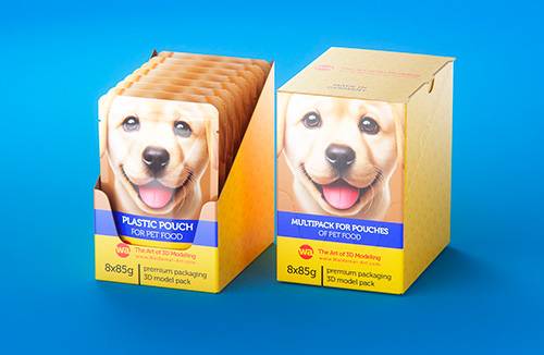 German Honey Glass Jar 50g packaging 3d model