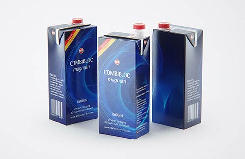 Premium 3D model pak of Tetra Pack Gemina Square 500ml with HeliCap 27 closure