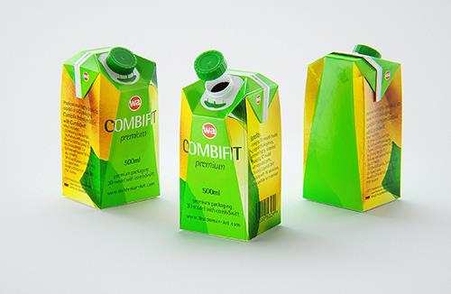 SIG CombiFit Magnum 1500ml carton packaging 3d model with CombiSwift