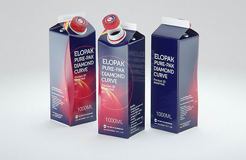 SIG PremiumFit (Combifit Premium) 1000ml with tethered cap SwiftCap premium carton packaging 3d model