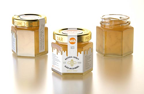 Honeycomb and honey dipper on a white background premium watercolor digital illustration