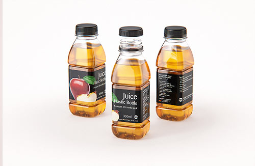 Beer glass bottle 375ml with Pull-off closure packaging 3D model