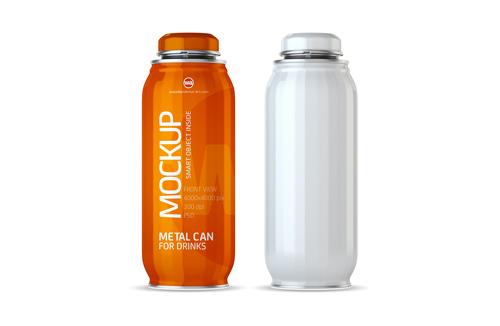 Metal Can 110g for canned sea food packaging 3D model pack with pull tab