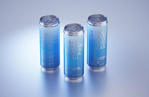 Mockup of Elopak Pure-Pak Diamond-Curve 1000ml packaging - Side view