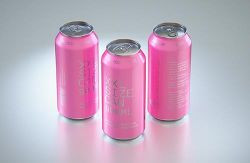 Packaging MockUp of Tetra Pack Brick Aseptic 1000ml with LightCap30 Side View