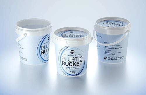 Ajvar Glass Jar 340ml packaging 3D model