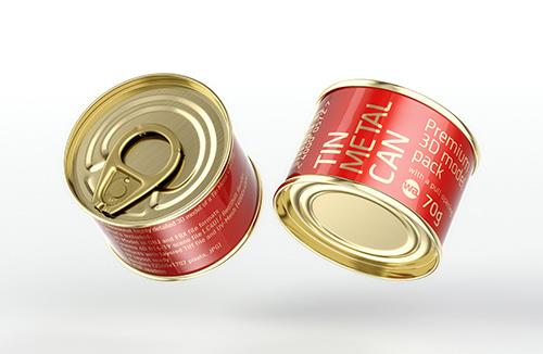 Light Whipped Cream Metal Bottle 250ml Packaging 3D model pak