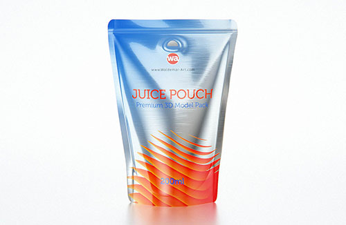 Tetra Pack Brik Slim 500ml with ReCap2 Premium package 3D model pak