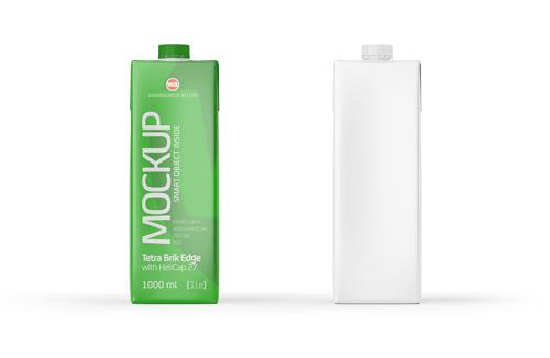 Packaging 3d model of Tetra Pack Stello EDGE 500ml with WingCap 30