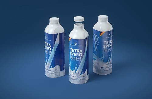 Package MockUp of Tetra Pack Top Aseptic Base 1000ml with Katla S38 Front View