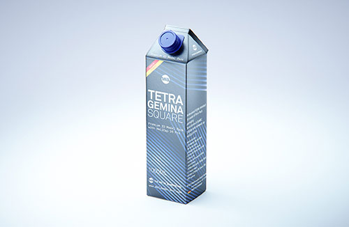 Elopak Pure-Pak Classic 1000ml packaging 3d model
