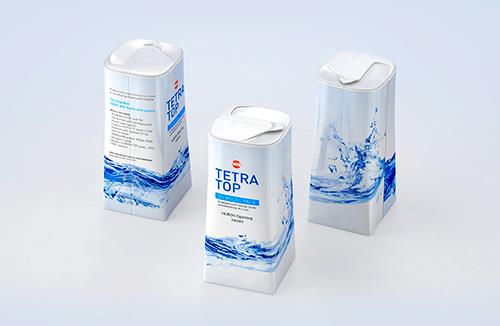 Tetra Pack Brick Slim Leaf 200ml Side View Photoshop Mockup