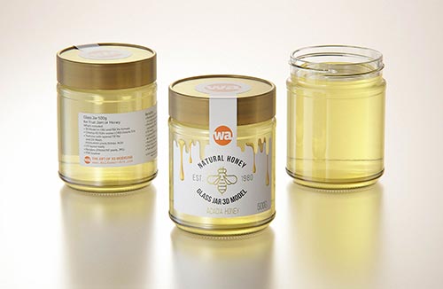 Carton multi-pack packaging for 4x115g plastic cups of yoghurt - premium 3D model