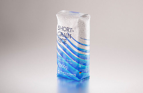 Tetra Pack Prisma Square 200ml packaging 3D model pak with PullTab and Straw