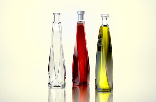 Premium packaging 3D model of the Olive Oil Square Glass Bottle 500ml