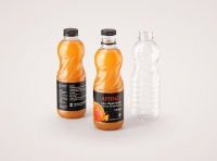Affinee Juice PET Plastic Bottle 1000ml packaging 3d model pack