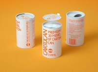 Packaging 3D model of carton can Cartocan 150ml