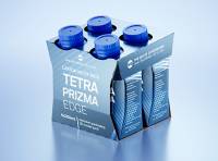 Carton multi-pack packaging for 4x200ml Tetra Prizma Edge premium 3D model 